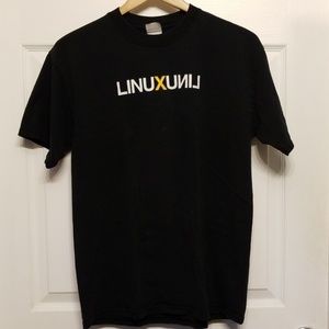 Classic Mens Linux Tux tshirt